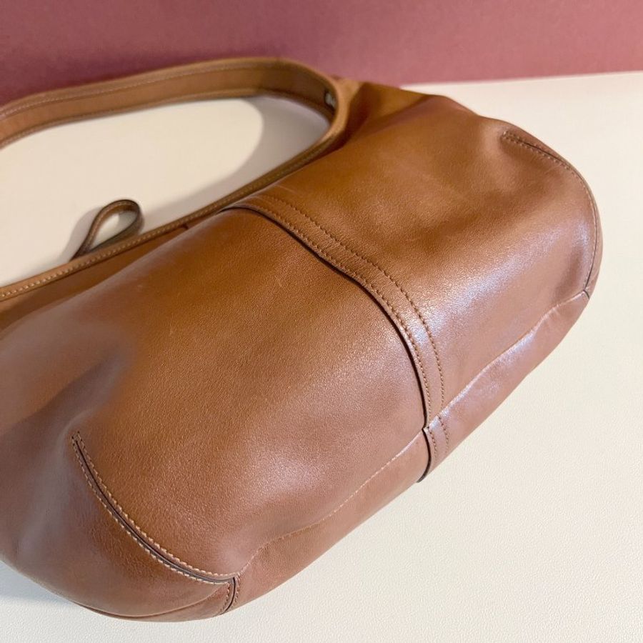 Coach Ergo Hobo Bag蜜糖啡色稀有中古腋下包手提手挽袋-5