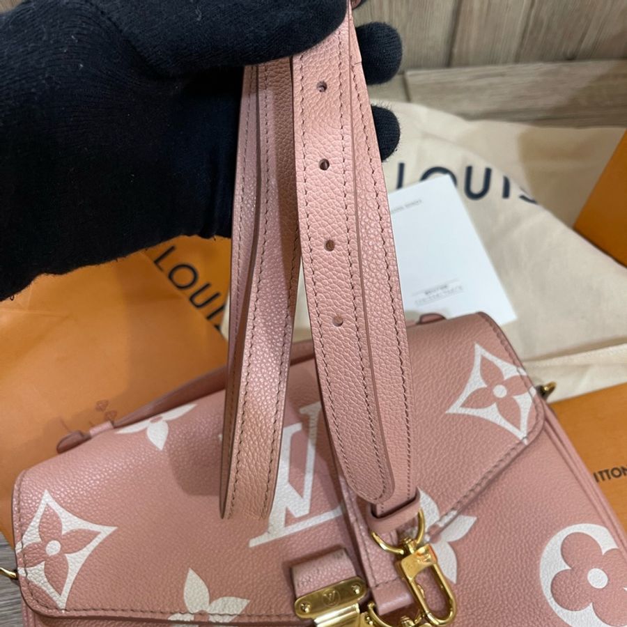 Lv郵差包粉色小牛皮(送禮、自用都適合、配件齊全‼️)-16