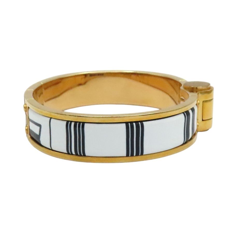 黑白琺瑯 Charniere Bracelet 手環-2