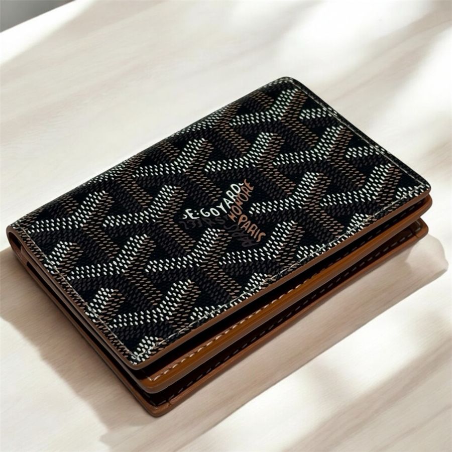Goyard Malesherbes 卡片包/黑色*棕色-1