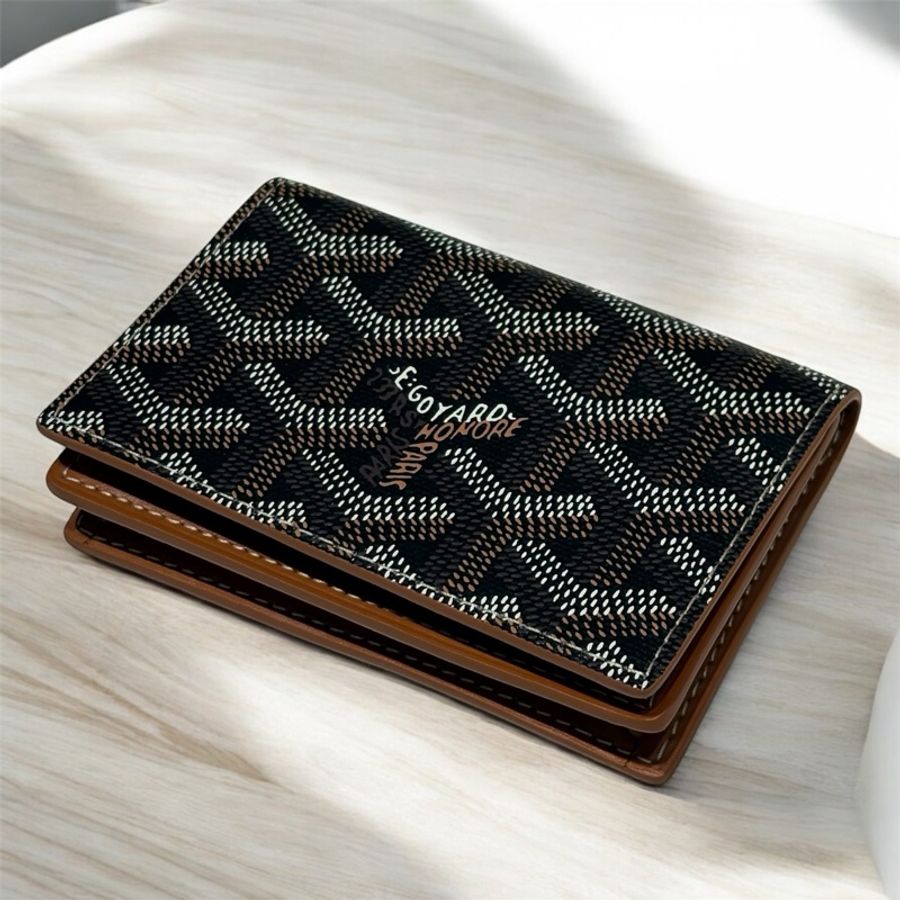 Goyard Malesherbes 卡片包/黑色*棕色-2