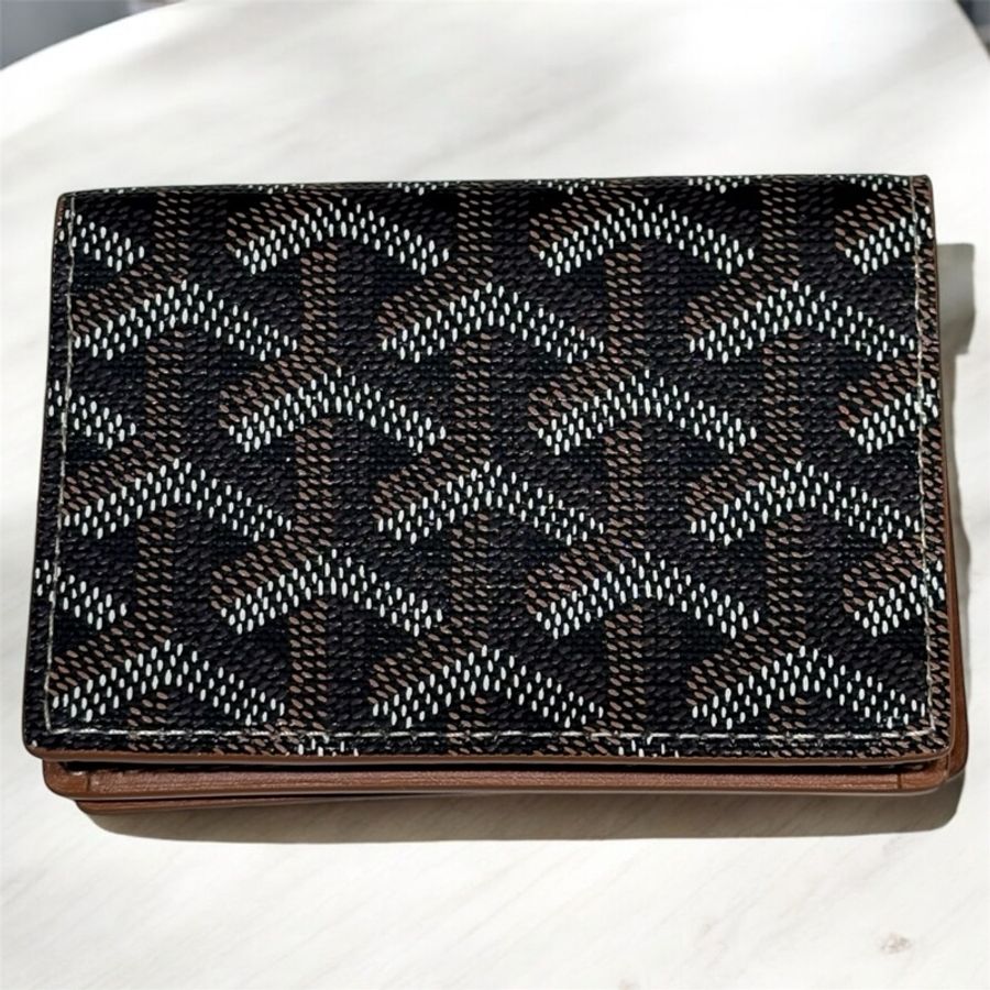 Goyard Malesherbes 卡片包/黑色*棕色-3