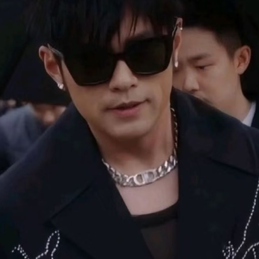 💝FuFu.Style ⟡.·* Gucci 周董同款CD白金色合金項鍊*潮帥瘋-5
