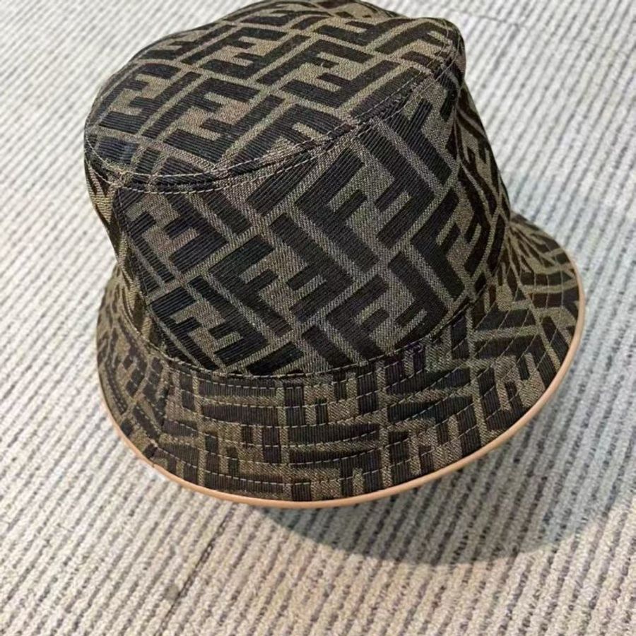 Fendi FF老花漁夫帽 男女同款 棕色 Size: M L 全新 配件塵袋-3