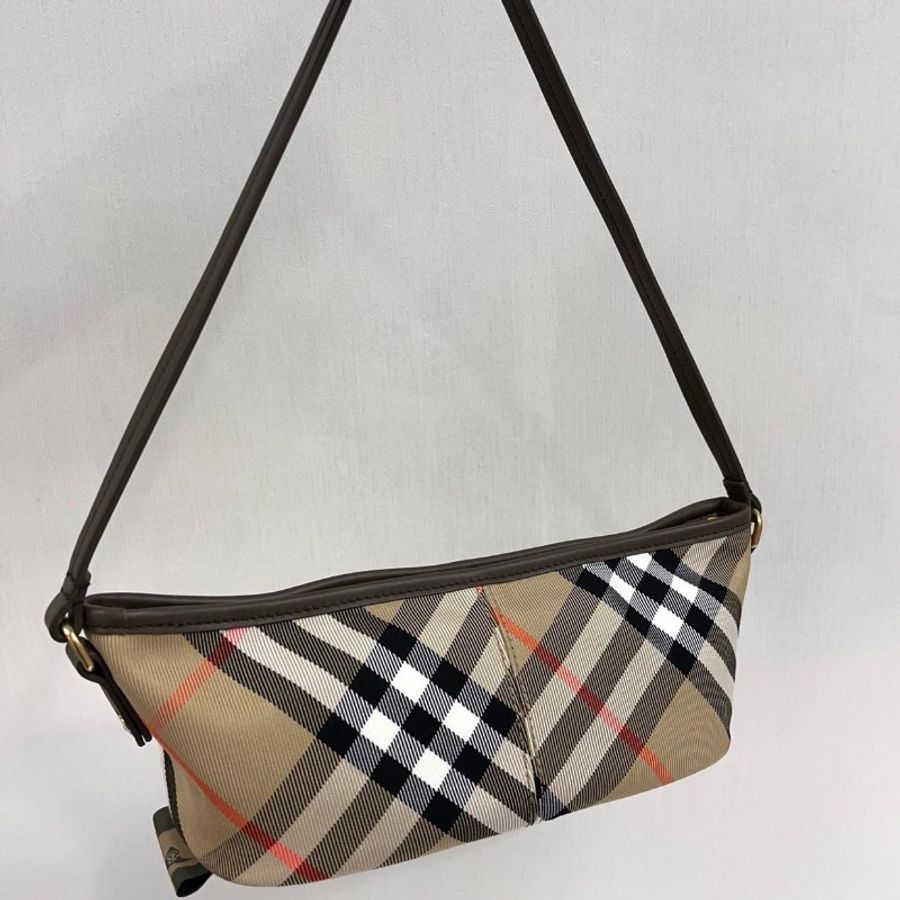 Burberry check shoulder bag mini-0
