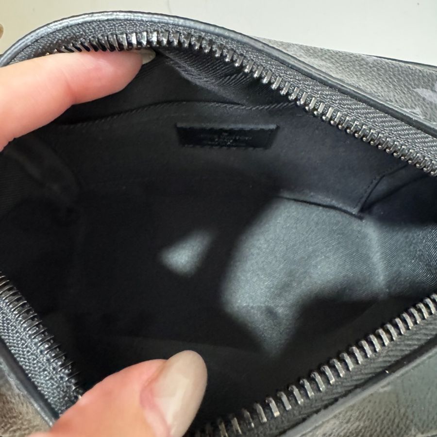 LV Mini Soft Trunk 黑灰老花箱包-13
