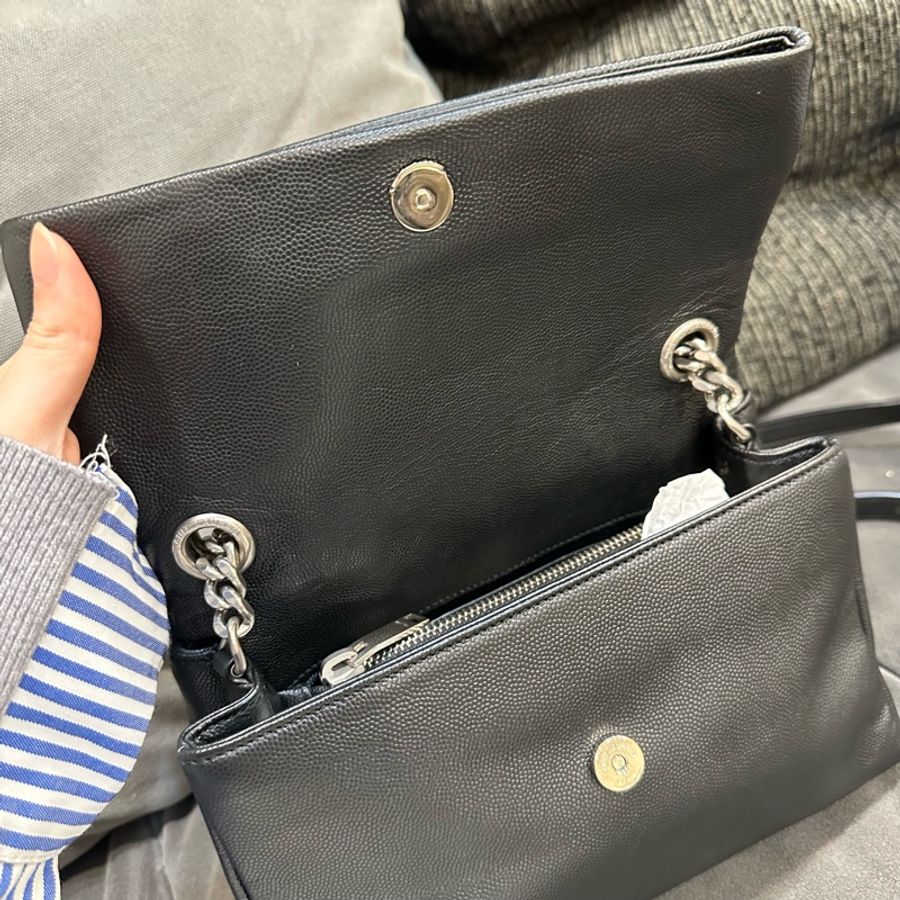 🈶️購證❤️99新🌟 ysl #黑銀 #荔枝皮 #westhollywood #好萊塢-14