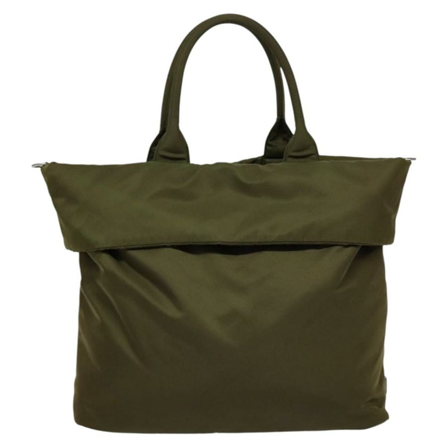 【日本直送】PRADA 尼龍雙肩手提包 卡其色 正品 ac3713-1