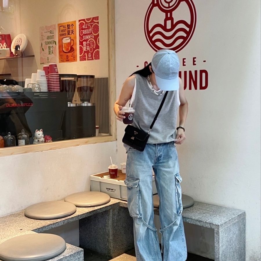 PRADA普拉達 Saffiano 銀扣機能風斜挎包 男女同款-1