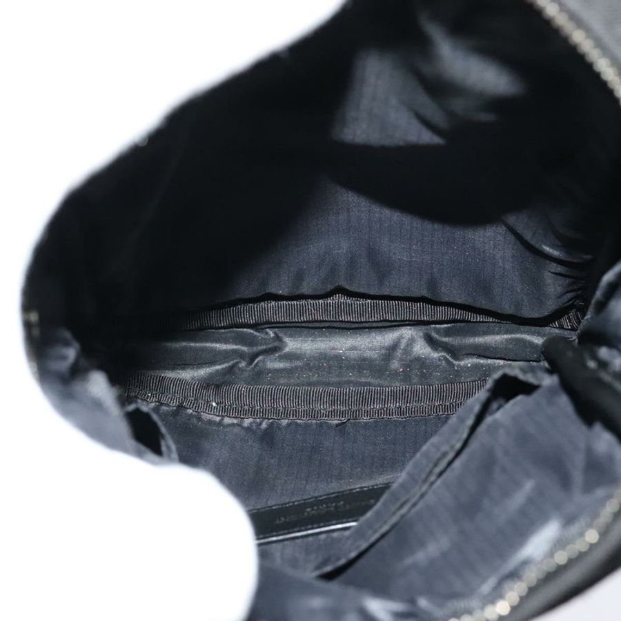 【日本直送】SAINT LAURENT 黑色帆布單肩包 正品 BA873-9