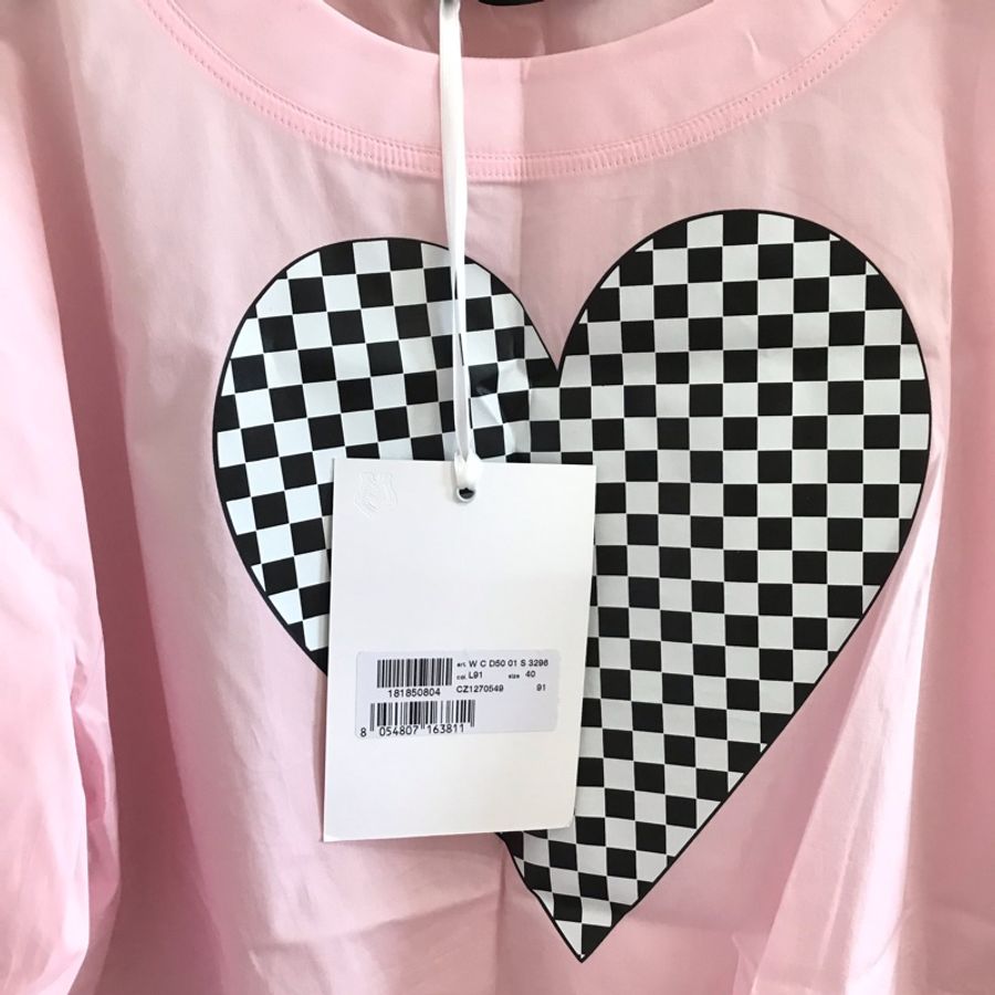 45)全新Love Moschino正品粉色薄款棉質上衣 40號-2