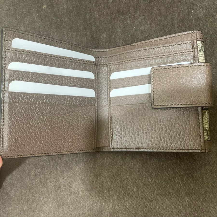 GUCCI 經典款 523173中夾 大容量!綠紅綠+Logo-2