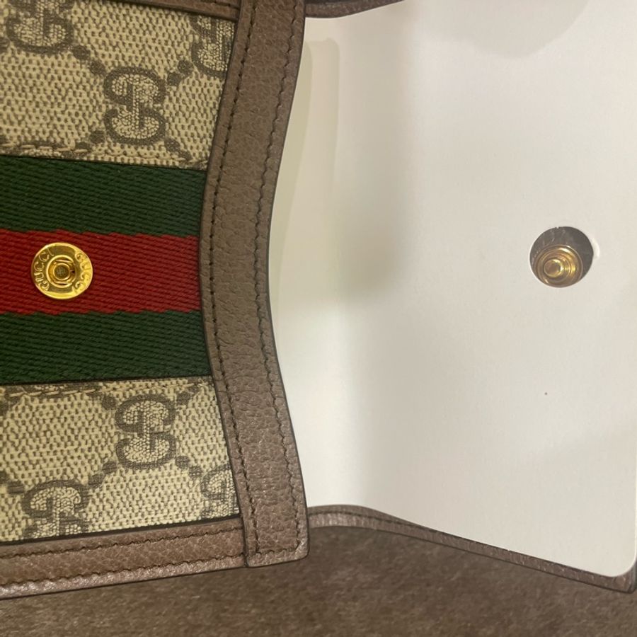GUCCI 經典款 523173中夾 大容量!綠紅綠+Logo-16