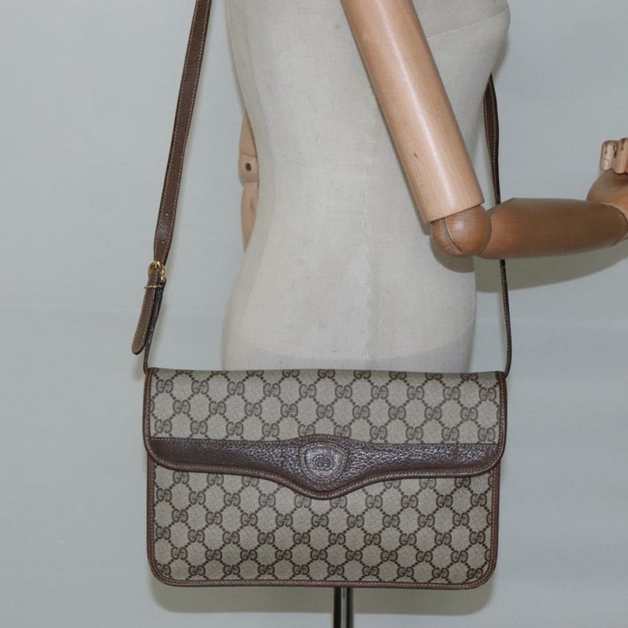 【日本直送】GUCCI GG Supreme 單肩包 PVC 米色 004 904 0671 正品 BA927-22