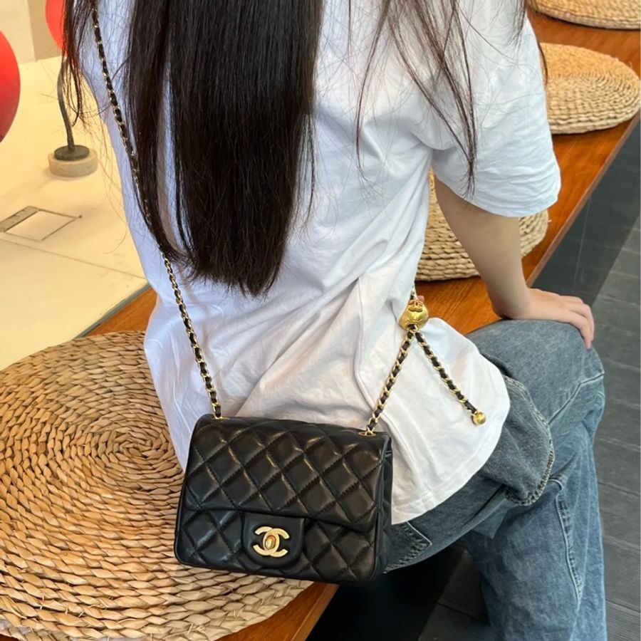 #全網最低 #20萬入手 香奈兒黑金晶球方胖子 芯片款99新閒置✨專櫃斷貨 配貨款 議價款🔥-4