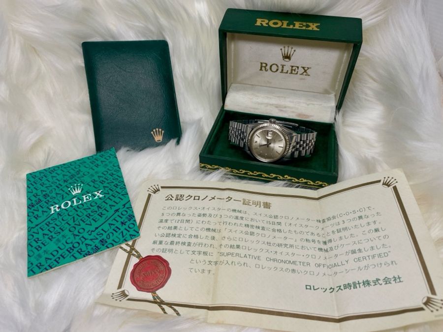 【ROLEX Datejust 1601】鋸齒圈 / 銀面 / COSC證書＋盒＋保卡夾 / Cal.1570老勞經典-1