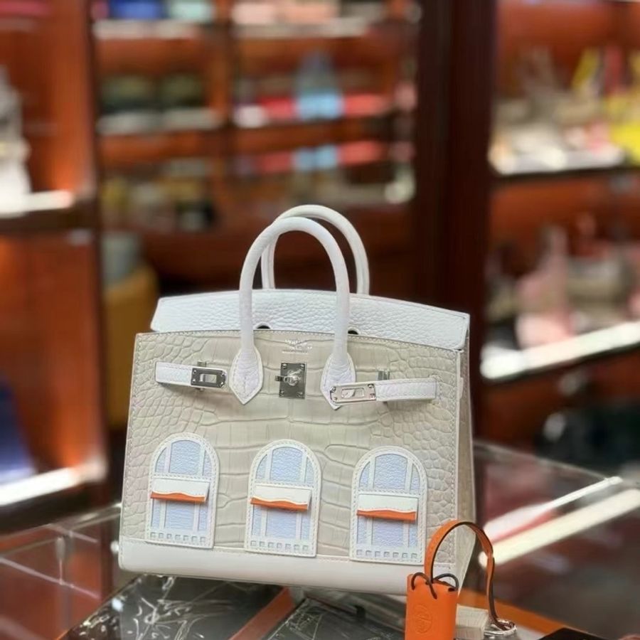 Brand new Hermes Birkin 20 Snow ❄️ Faubourg 白房子🏠 初雪 全新全套-3