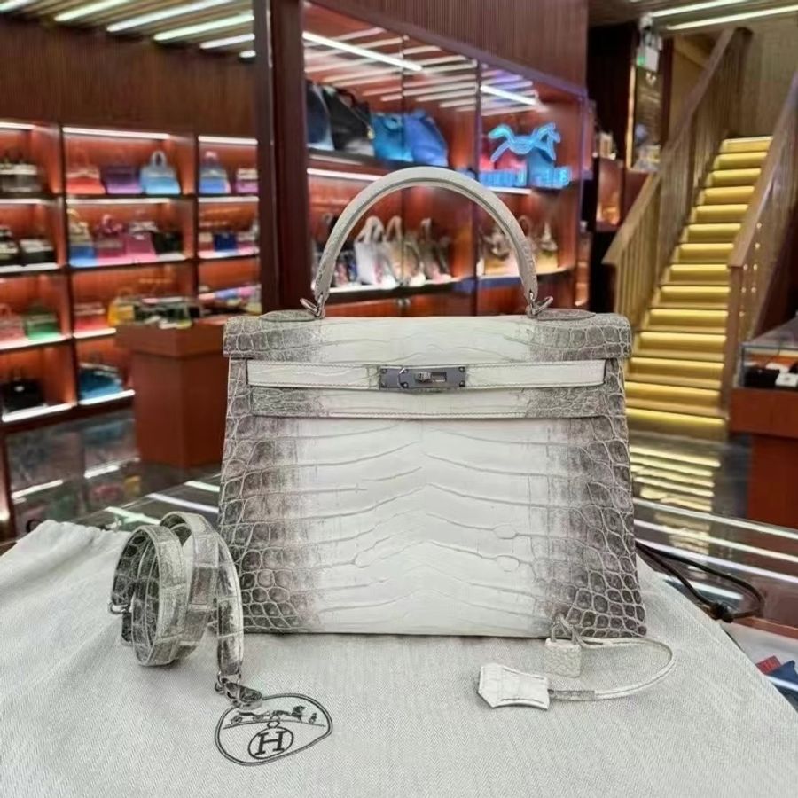 全新未使用品 Hermes Kelly 32 Himalayan 喜馬拉雅 票證齊🧾 in stock-3