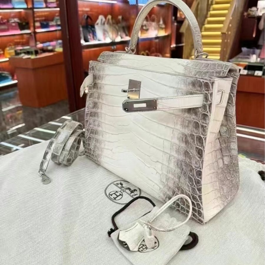 全新未使用品 Hermes Kelly 32 Himalayan 喜馬拉雅 票證齊🧾 in stock-4