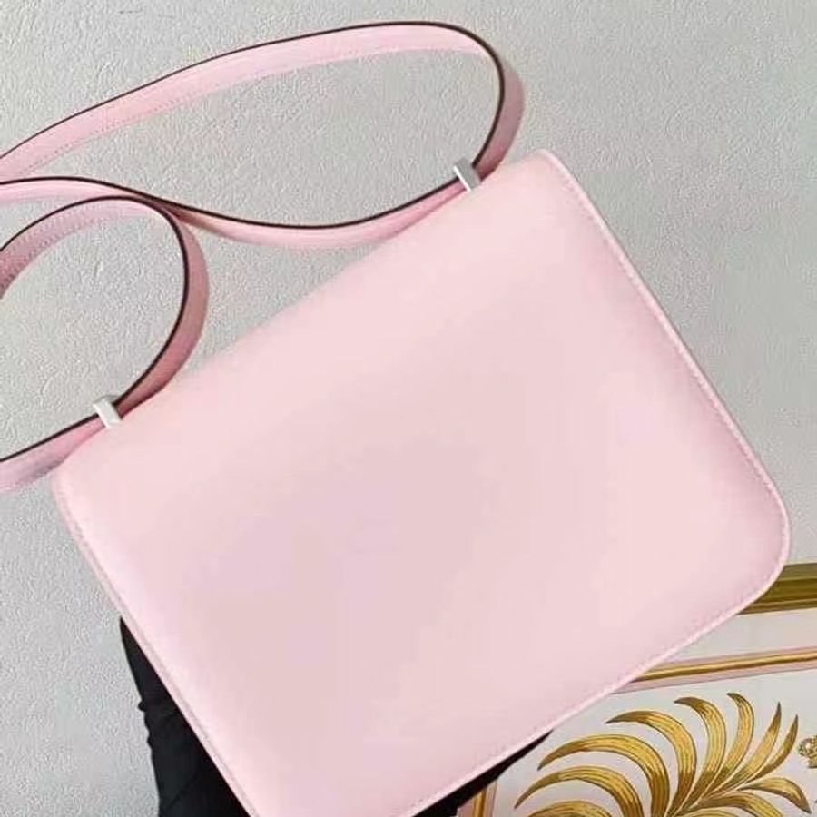 Hermes constance19 3Q櫻花粉銀扣-4