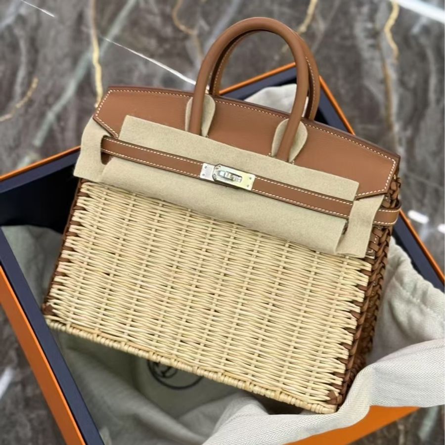 Hermes Birkin 25 Picnic 37 金棕-2