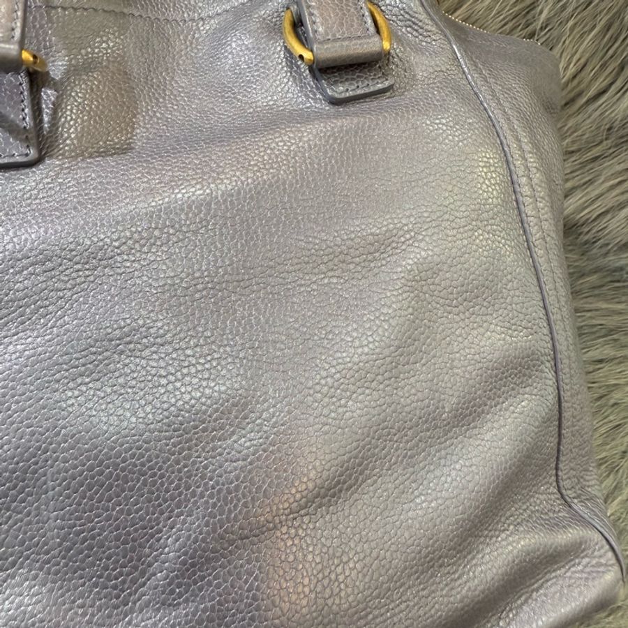 YSL 202649 燙金 皮革 古銅銀 DOWN TOWN 手提包 肩背包 購物包-8