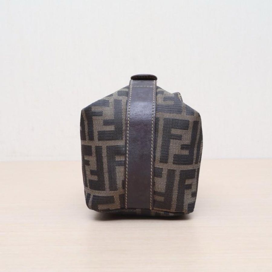 FENDI(芬迪) 中古 飯盒包 小號 老花 帆布-1