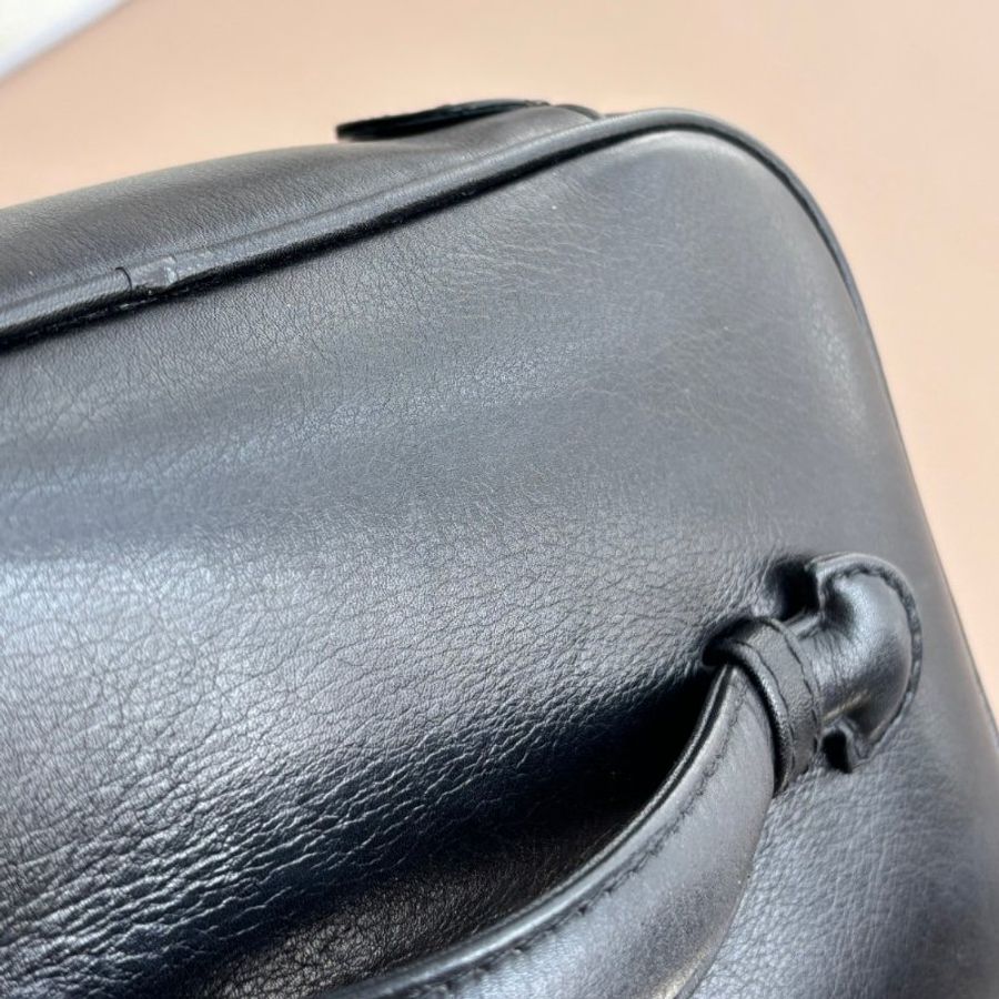 ::CHANEL:: Vintage Vanity Case 黑色皮革手提化妝箱包-29