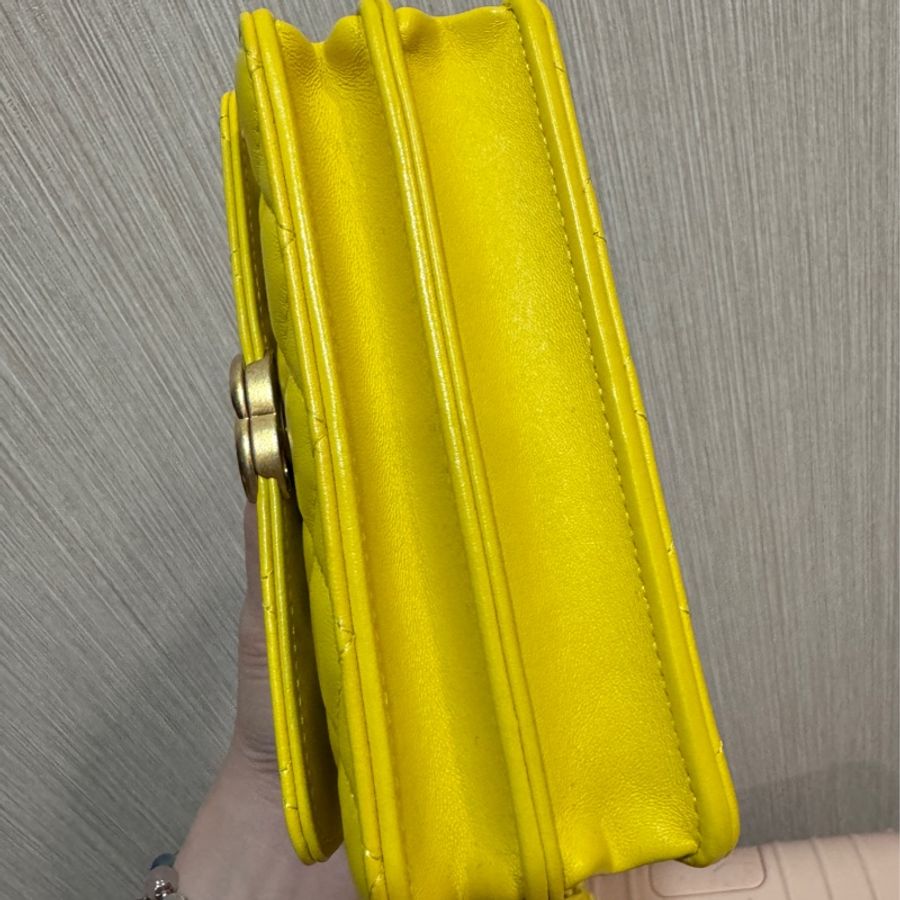 CHANEL WOC雙鏈黃-4
