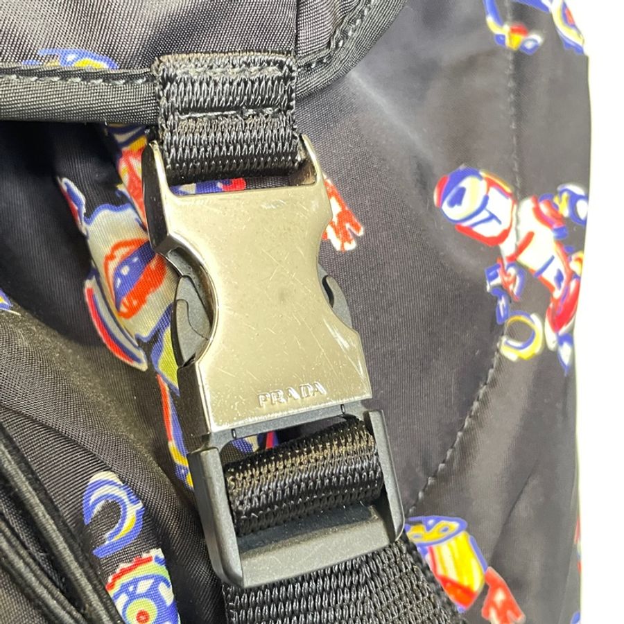 Prada 機器人系列印花 後背包 限量款式-2