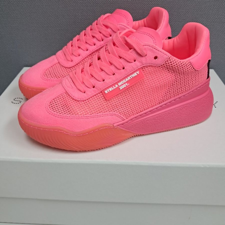 Stella McCartney 螢光粉 鞋#36 限量聯名鞋-0