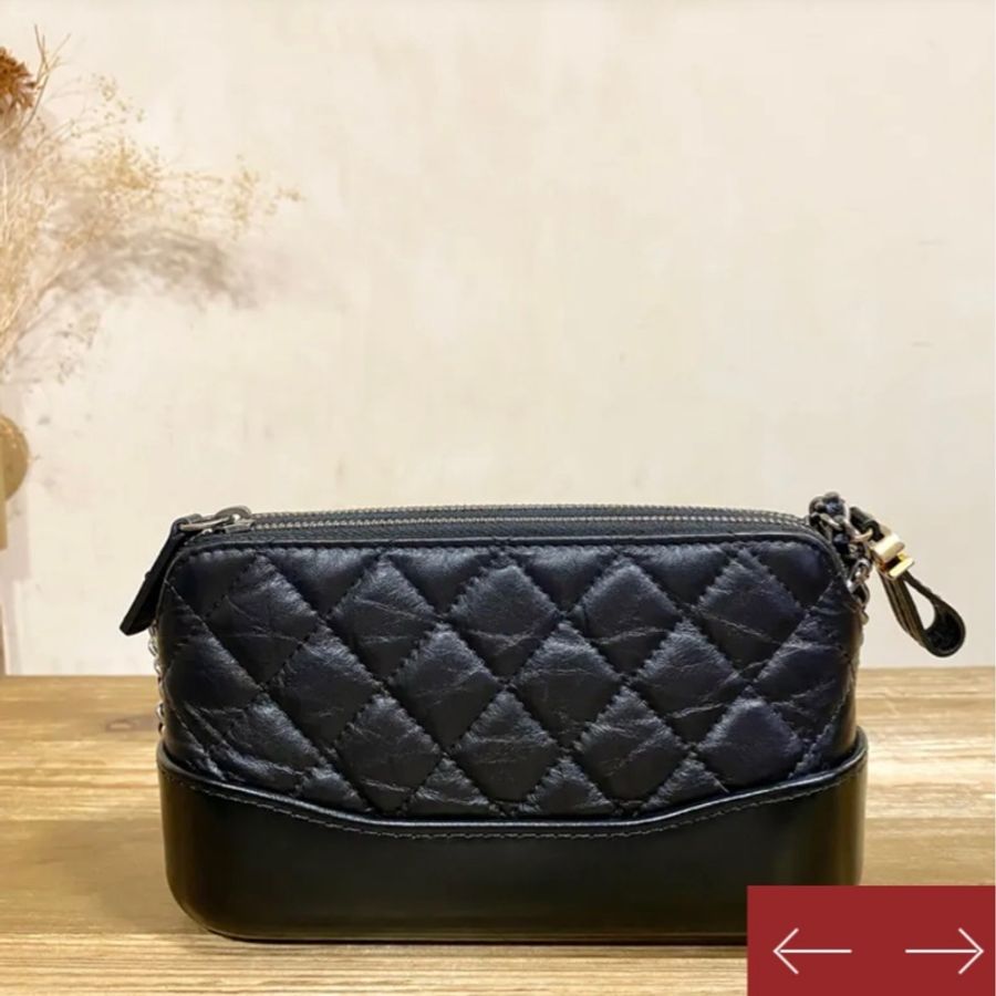 Chanel 黑色流浪woc斜背包-0