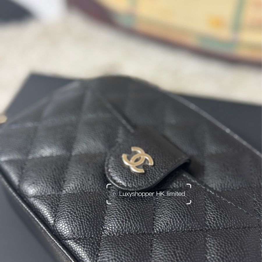 Chanel 香奈兒24S 拉鍊開合單肩斜挎相機包-3