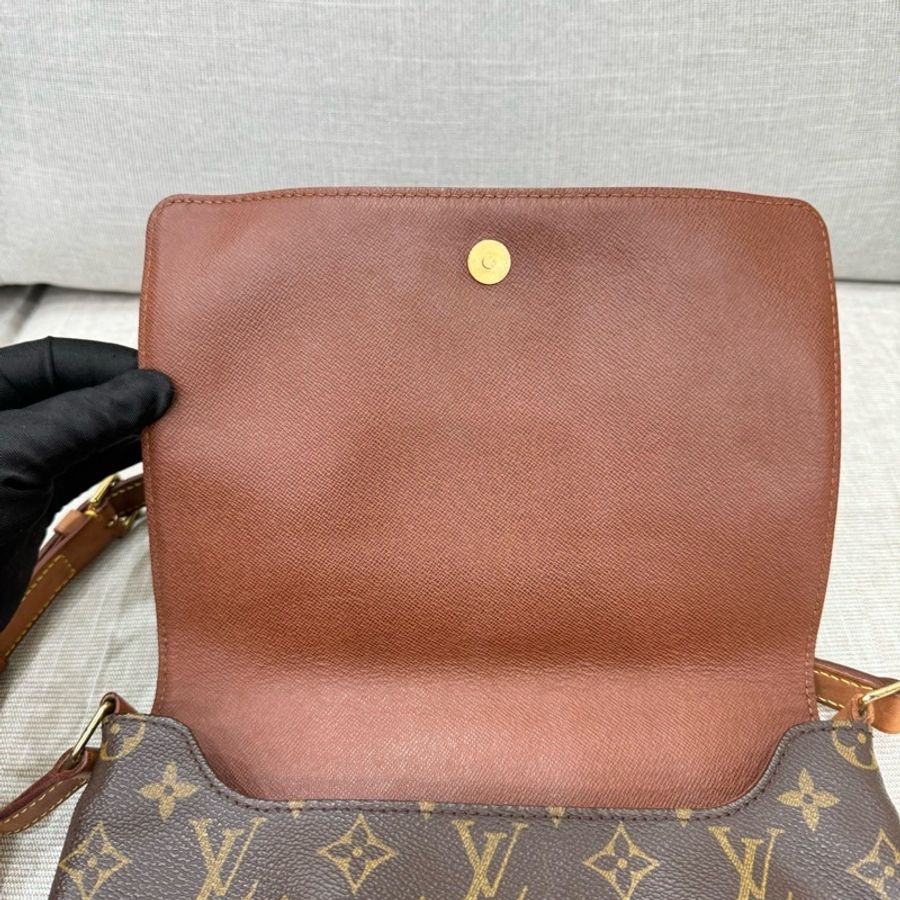 LV 老花橫版王菲包 腋下包 肩背包-22