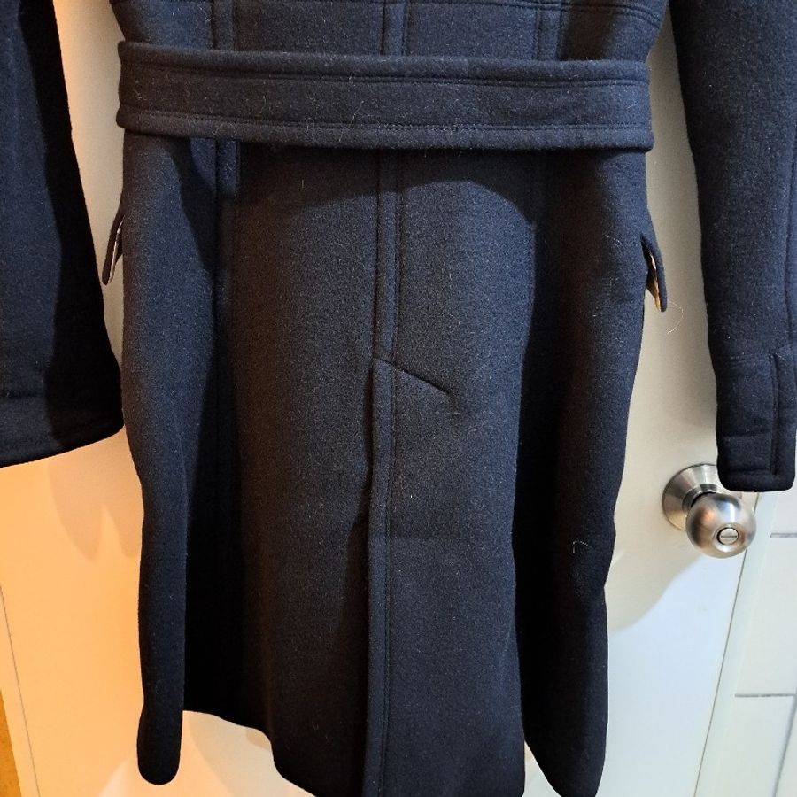 38號/珍稀絕版品/Burberry 藍標/女神羊毛長大衣-4