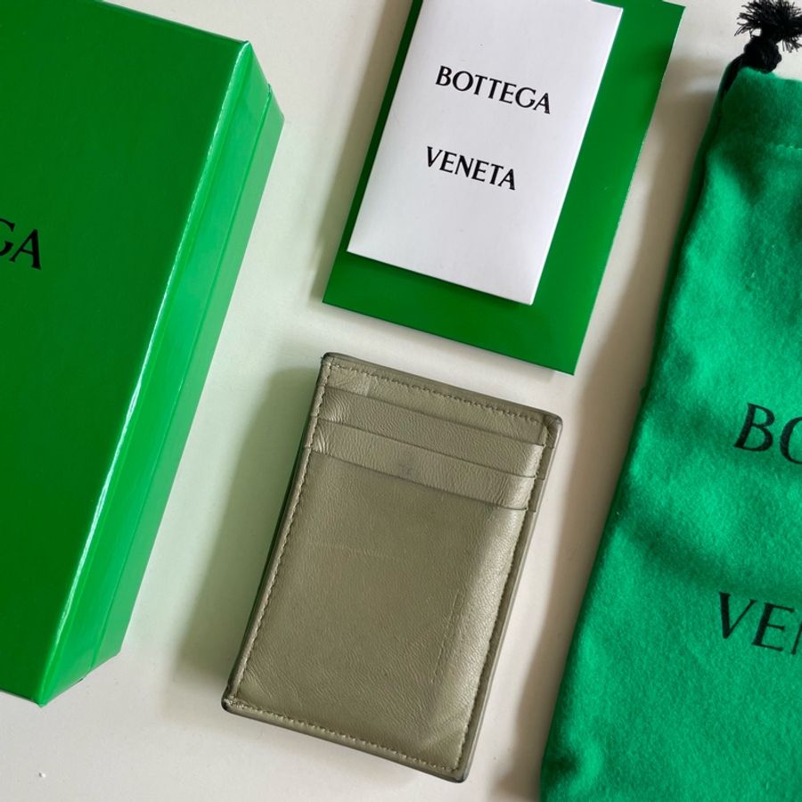 超低價 Bottega Veneta Cassette大格編織信用卡包-2