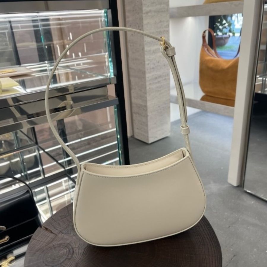 🎉新品好折扣✨Celine 115703 凱旋門中款 Tilly 包  米白色-4