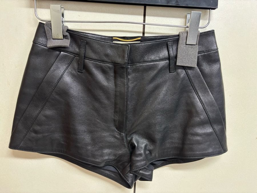 Saint Laurent 羊皮短褲-0