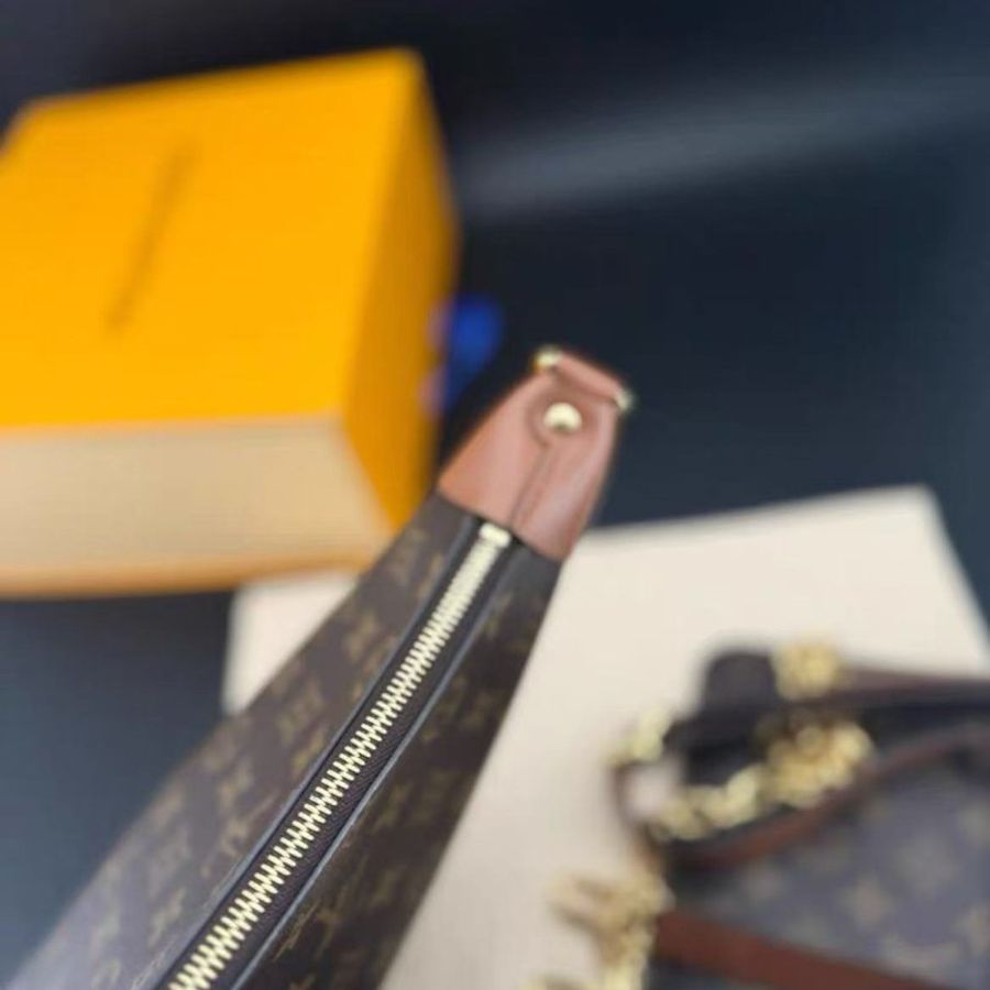 LV 芯片款大月亮碗豆包 全新 配件塵袋盒子-4
