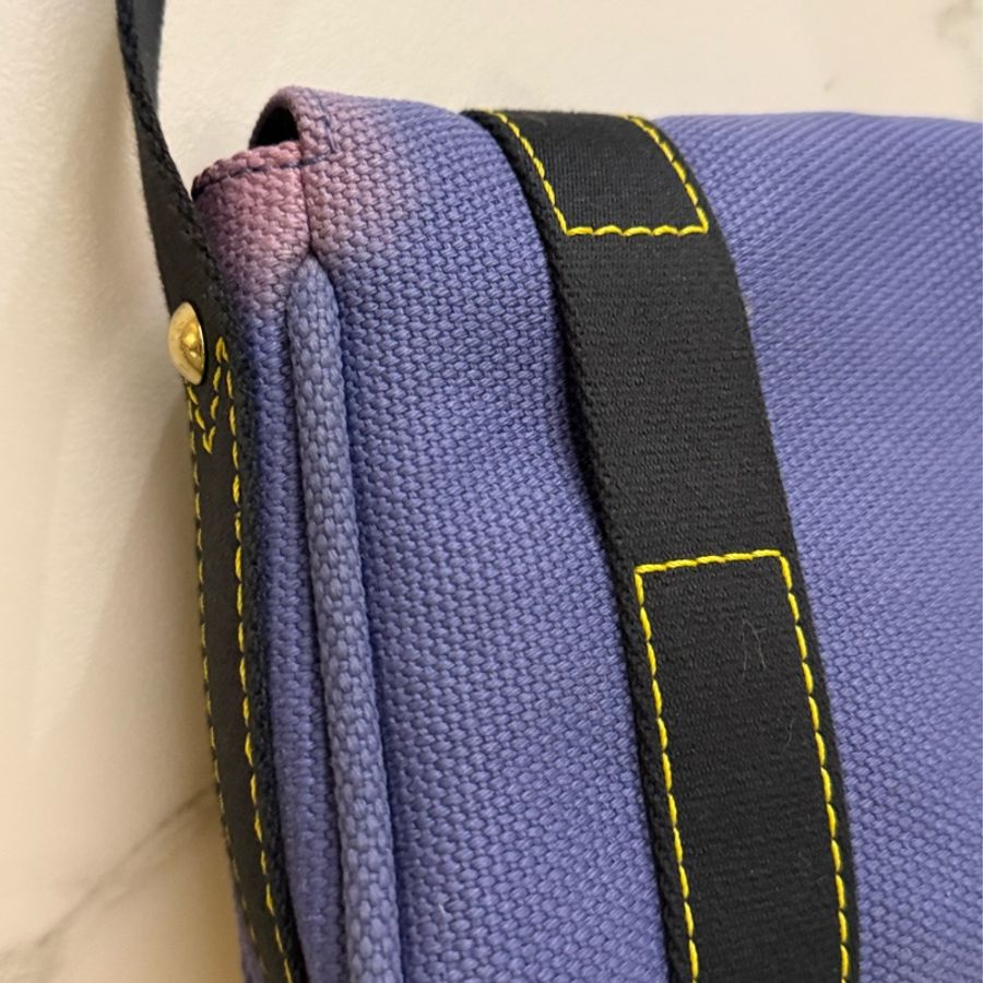 🧨LOUIS VUITTON 帆布撞釘肩背包｜LV帆布單肩包-10
