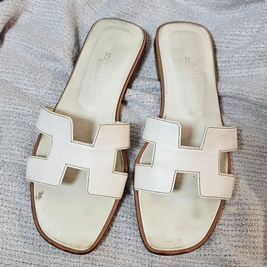 hermes 愛馬仕 oran 36 1/2 拖鞋-5