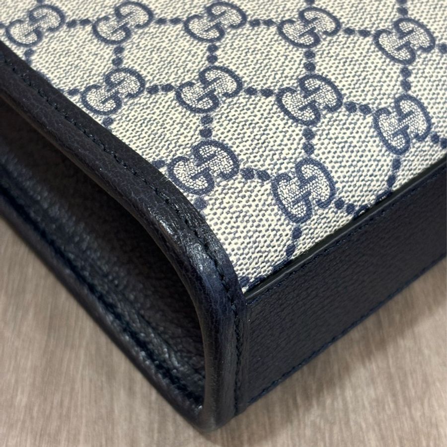 GUCCI 671623 Mini tote bag GG 字紋 老花 手提包 斜背包 琴譜包-5