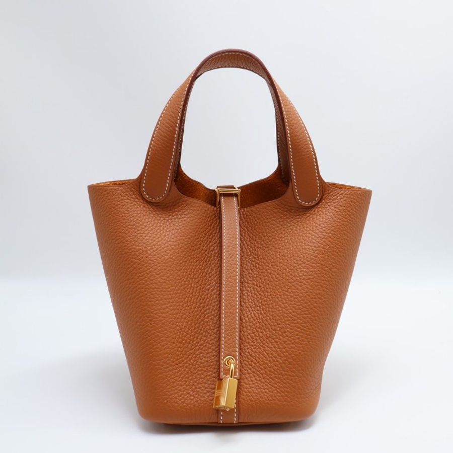 HERMES Picotin 18 - 金棕金-0