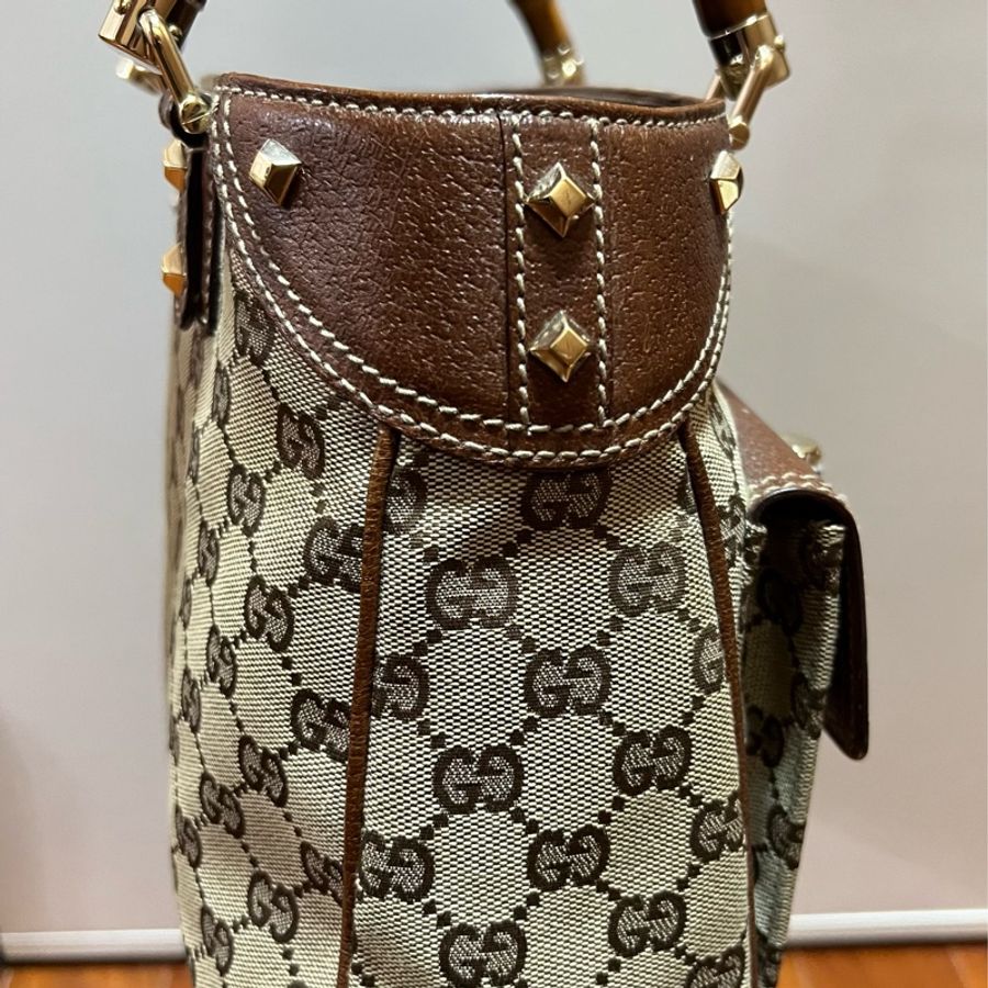 Gucci 竹節包 經典logo包-13