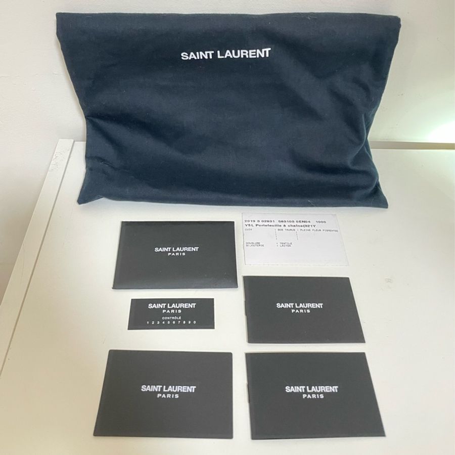 YSL niki baby黑銀 斜背包 聖羅蘭-10
