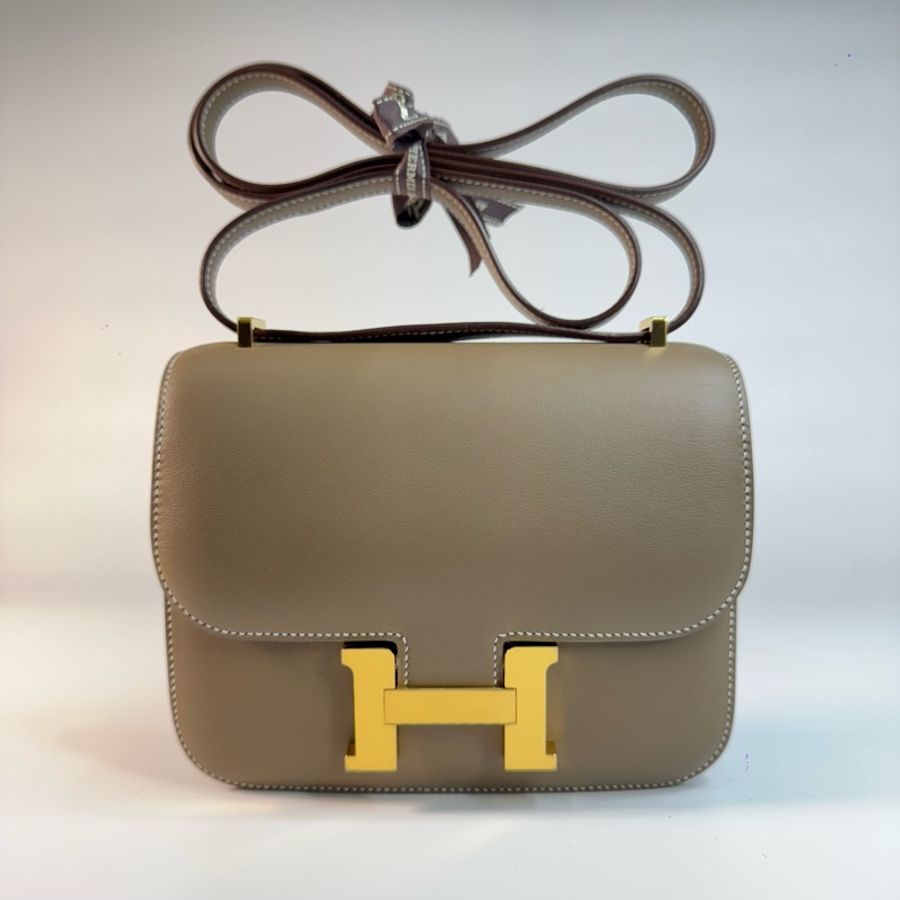 HERMÈS CONSTANCE 19 18大象灰 金釦 SWIFT皮-1