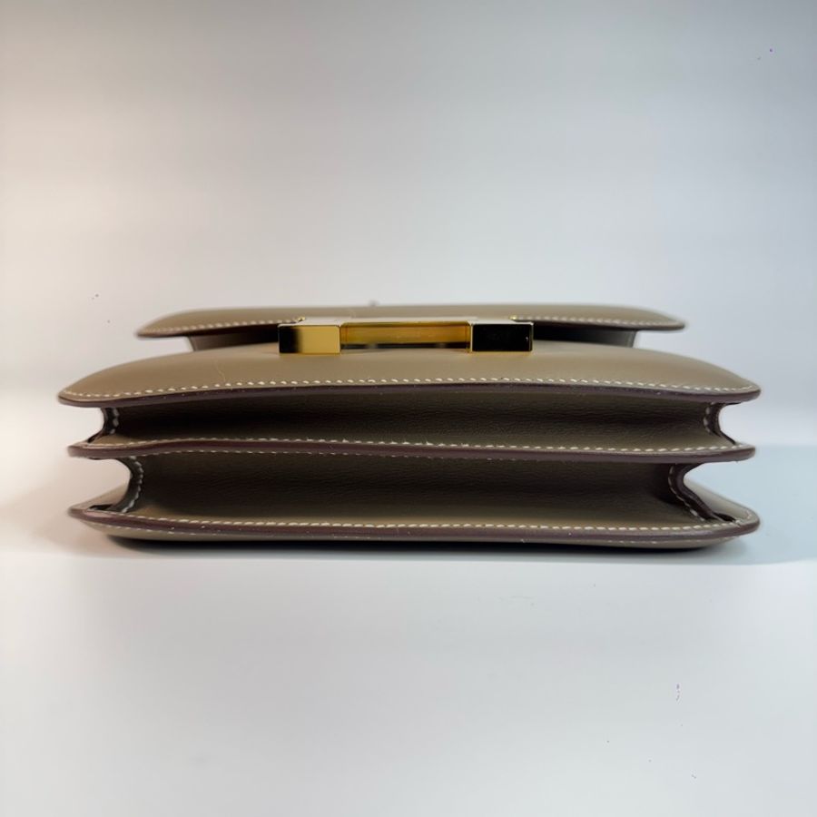 HERMÈS CONSTANCE 19 18大象灰 金釦 SWIFT皮-4