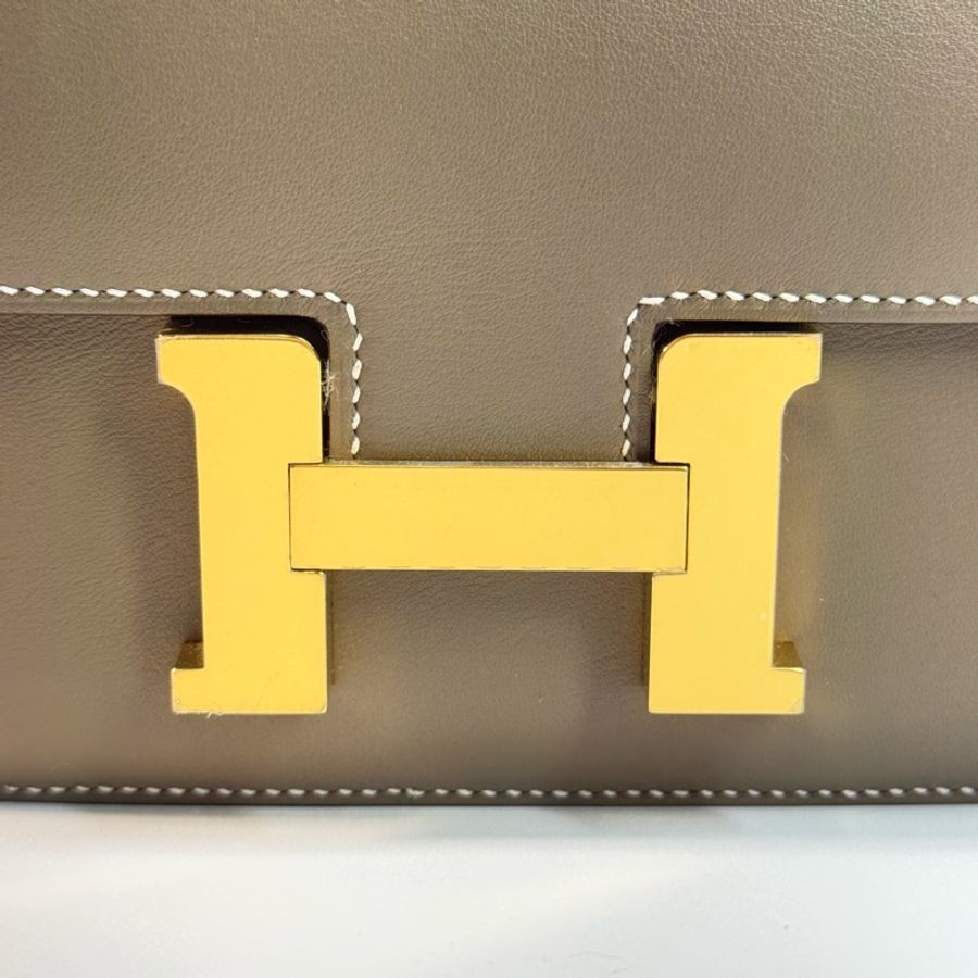 HERMÈS CONSTANCE 19 18大象灰 金釦 SWIFT皮-6