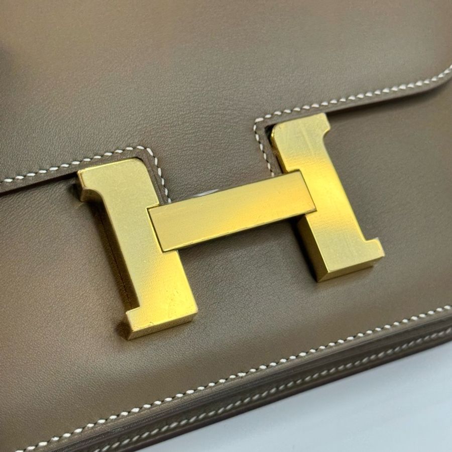 HERMÈS CONSTANCE 19 18大象灰 金釦 SWIFT皮-7