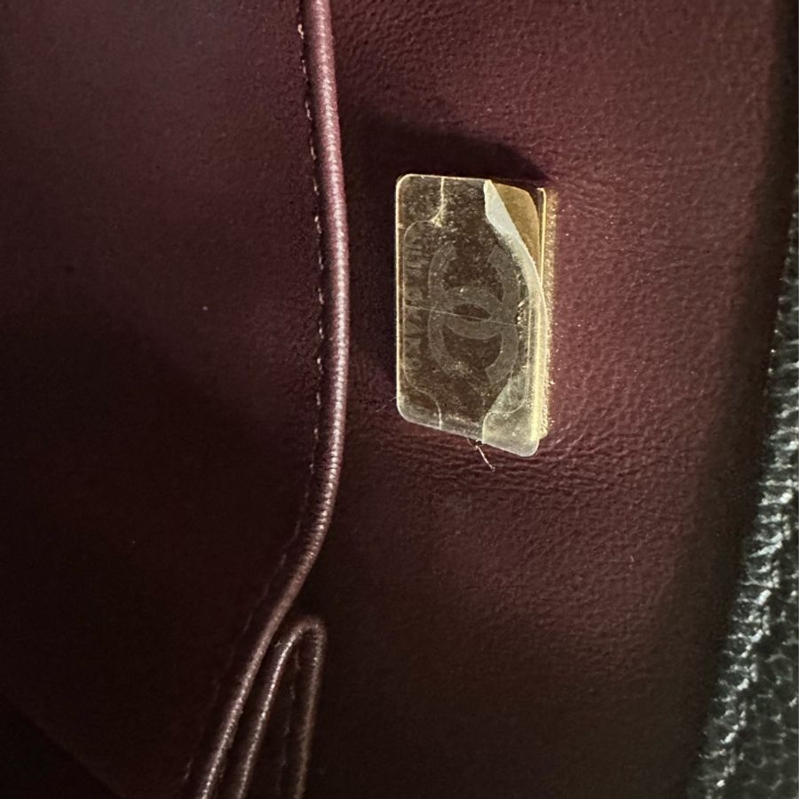 Chanel香奈兒 cocohandle maxi 黑色荔枝稀有尺寸 超大號 可當公事包-16